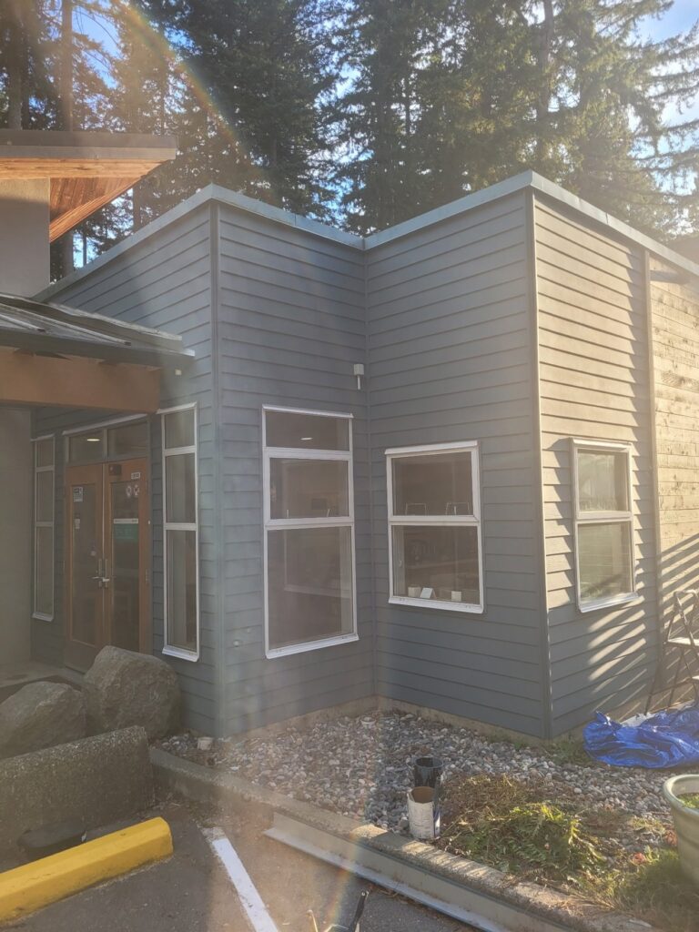 carousel-exterior-grey-siding Grey siding exterior painting Vancouver BC
