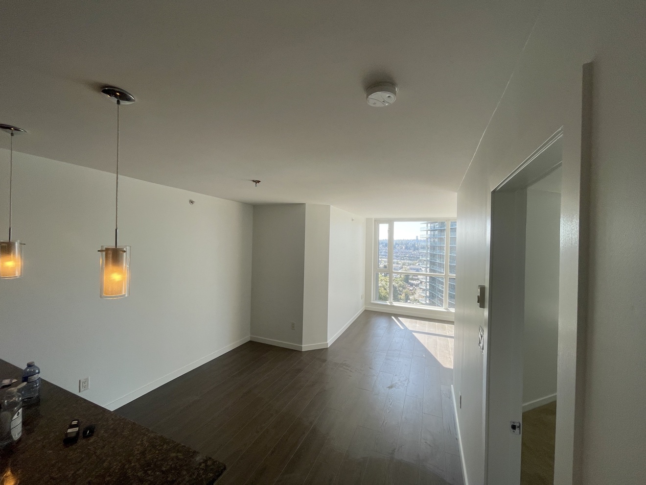 Freshly painted condo interior in Surrey